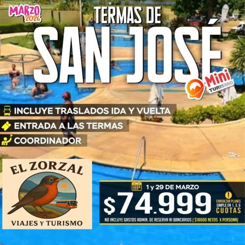 MINI TOURS TERMAS DE SAN JOSE
