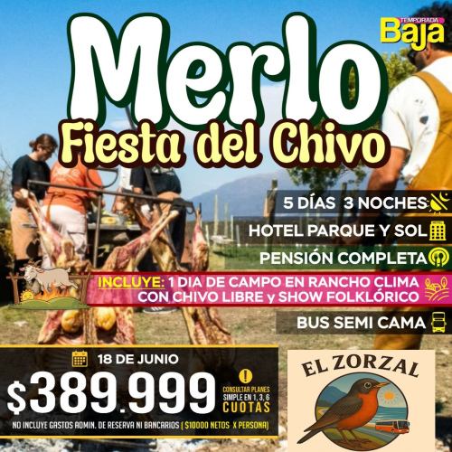MARZO A JUNIO MERLO FIESTA DEL CHIVO